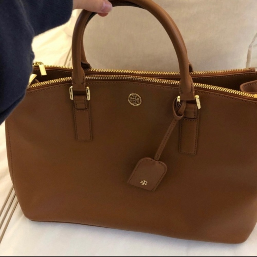 Authentic Tory Burch brown purse